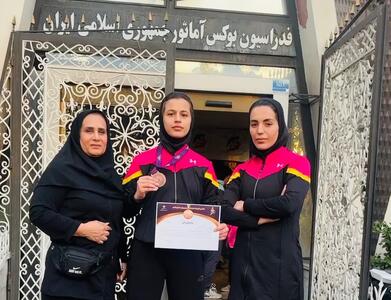  برنز دختر بوکسور خوزستانی در المپیاد استعدادهای برتر ورزش ایران
