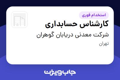  استخدام کارشناس حسابداری در شرکت معدنی دریابان گوهران