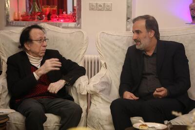  دیدار معاون امور هنری وزیر فرهنگ با شاهین فرهت