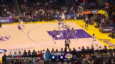  ویدیو| حرکات درخشان لبرون جیمز در ۴۱ سالگی!