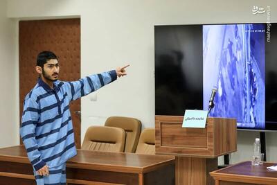  فیلم/ متهمان سوزاندن ۲ بسیجی مسجد پاکدشت پای میز محاکمه