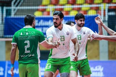  شکست مدعیان در هفته هفدهم لیگ برتر والیبال