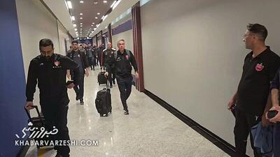  ویدیو| ورود بازیکنان پرسپولیس به ورزشگاه سردار سلیمانی سیرجان - پارس فوتبال