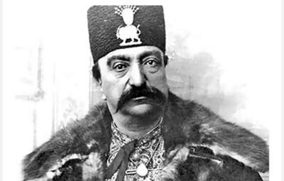  نقاشی ناصرالدین‌شاه از خودش در ایام ولیعهدی