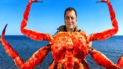  خلاقیت تحسین برانگیز و خنده دار اوستا آشپز هرمزگانی در تزئین بشقاب خرچنگ ویژه مهمانان نوروزی حماسه آفرید