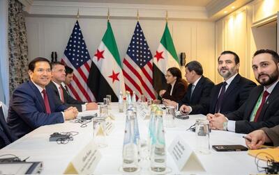  روبیو با وزیر خارجه سوریه و فرمانده قسد دیدار کرد