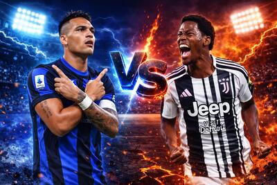  تاریخ و ساعت بازی اینتر و یوونتوس | نبرد بزرگ ایتالیایی