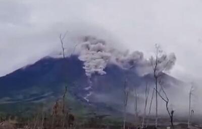  فوران آتشفشان سِمیرُو در اندونزی