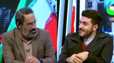  دست انداختن مجری جویای نام صداوسیما توسط همکارش روی آنتن