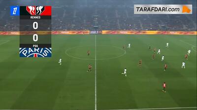  خلاصه بازی رن 3-1 پاری سن ژرمن (لیگ یک فرانسه - 26-2025)