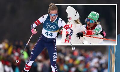  قابی فراتر از مرزها؛ دختر ایرانی در آغوش نماینده مدال‌آور آمریکا در المپیک زمستانی ۲۰۲۶