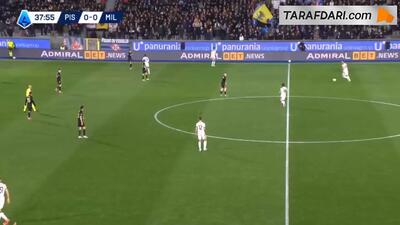  گل روبن لوفتوس چیک به پیزا (پیزا 0-1 میلان)