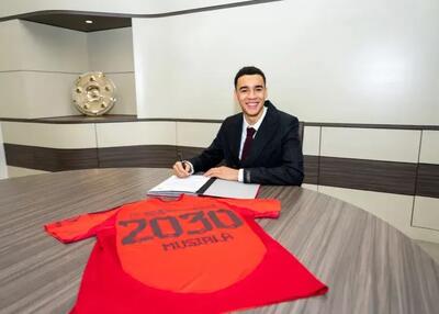  رسمی: جمال موسیالا با بایرن تمدید کرد