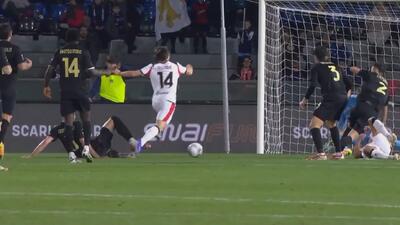  گل دوم آث میلان به پیزا (مودریچ)