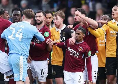  دعوای خیابانی در یک بازی جام حذفی انگلیس!