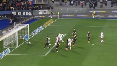  گل اول آث میلان به پیزا (لوفتوس چیک)