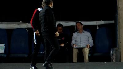  واکنش های اوسمار روی نیمکت پس از گل دوم گل گهر