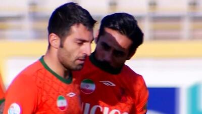  گل دوم مس رفسنجان به پیکان توسط نریمان جهان