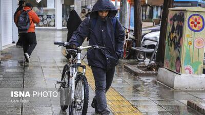  باران و باد شدید در نقاط مختلف کشور