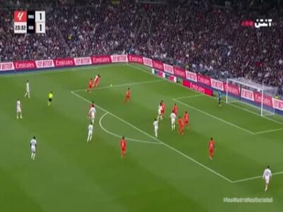  گل دوم رئال مادرید به رئال سوسیداد
