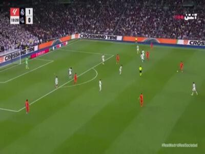  گل اول رئال سوسیداد به رئال مادرید