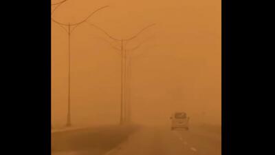  گرد و غبار عراق را در نوردید