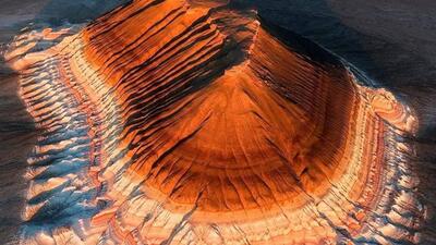  کوهی که شبیه کیک است!