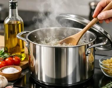  نحوه استفاده از قابلمه استیل برای اولین بار؛ راهنمای گام‌به‌گام