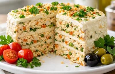  طرز تهیه کیک مرغ ؛ پیش‌غذای خوشمزه و پرطرفدار