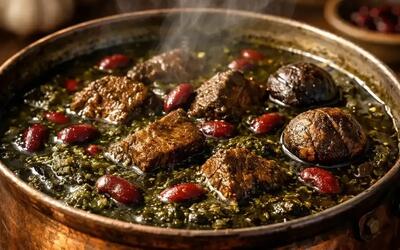  بهترین زمان ریختن ادویه در خورشت قورمه‌ سبزی برای عطر بهتر