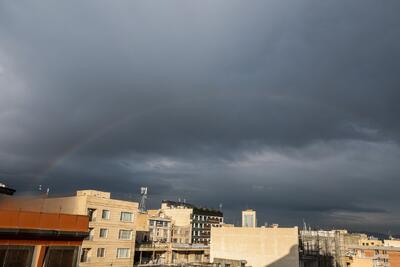  تداوم آسمان ابری همراه با رعد و برق در تهران