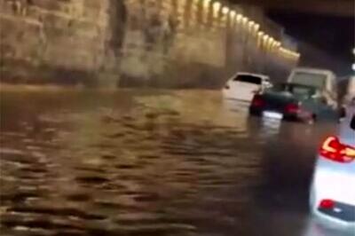  ویدئویی از آب‌گرفتگی شدید معابر تبریز خبرساز شد