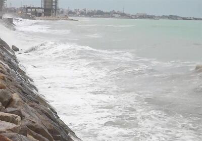  خلیج‌فارس با وزش باد شدید 58 کیلومتری مواج شد