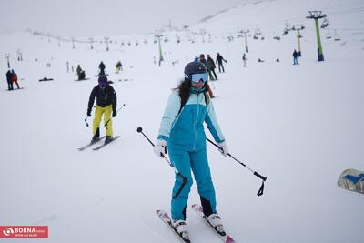  اولین مرحله المپیاد زمستانی نونهالان و نوجوانان دختر اسکی‌باز