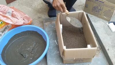  آموزش تصویری ساخت گلدان گل در خانه