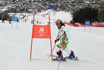  تنها نماینده اسکى آلپاین مردان ایران، در جایگاه ۶۱ المپیک