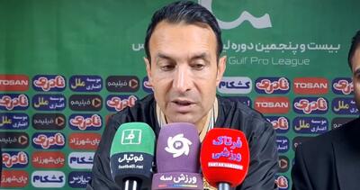  عنایتی بعد از توقف نساجی: از نتیجه راضی نیستم/ تلاش برای برد کافی نبود + ویدئو