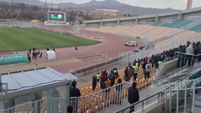  حواشی پایان بازی نیروی زمینی - نساجی + ویدئو