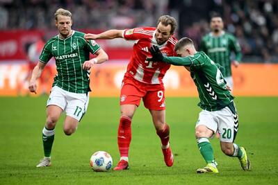  گزارش تصویری دیدار وردربرمن و بایرن مونیخ