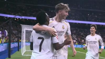  گل چهارم رئال مادرید به رئال سوسیداد (دبل وینیسیوس)