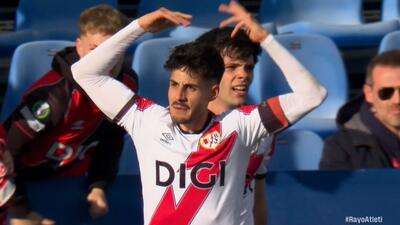  گل دوم رایووایکانو به اتلتیکو مادرید (اسکار والنتین)