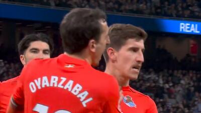  گل اول رئال سوسیداد به رئال مادرید (اویارزابال)