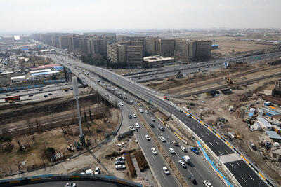  بهره برداری از پل جدید بزرگراه شهید ستاری؛ فردا