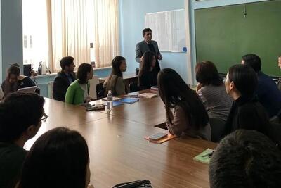  نمایش هنر خوشنویسی ایران در دانشگاه ملی اوراسیا