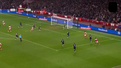  ویدیو: گل سوم آرسنال به ویگان با گل به خودی هونت