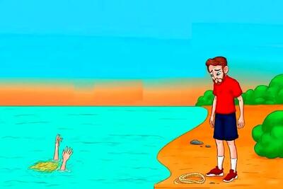  بازی فکری | اگه به دشمنت رحم نمیکنی بگو مرد چه دشمنی با زنش داره که نجاتش نداد