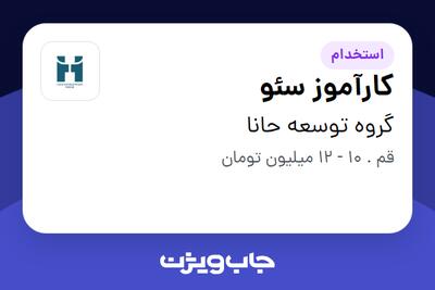  استخدام کارآموز سئو در گروه توسعه حانا