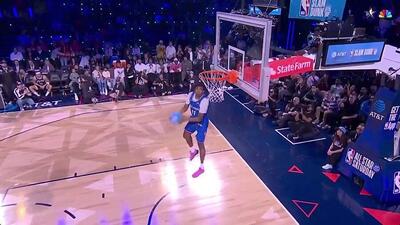  ویدیو| چالش جذاب اسلم دانک در آل استار ۲۰۲۶