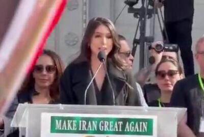  فیلم/ سخنرانی دختر رضا پهلوی به انگلیسی برای فارسی‌زبانان!