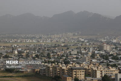  وقوع پدیده گردوغبار در آسمان لرستان